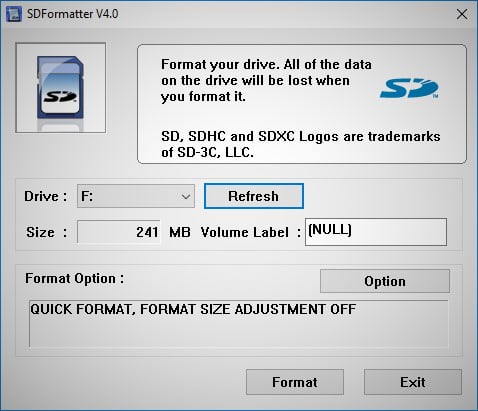 Evaluación Lo siento labio 💾 SD Memory Card Formatter: formatea tus tarjetas de memoria